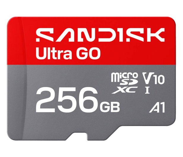Sandisk 256GB microSDXC Ultra Go UHS-I 190MB/ - 1549244 - zdjęcie